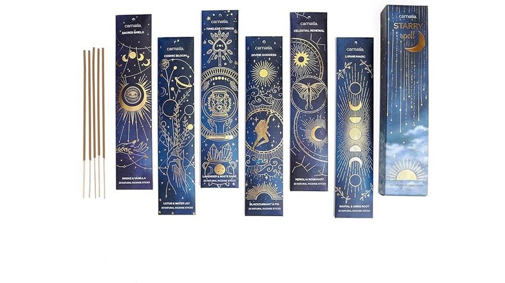 six mystical incense scents
