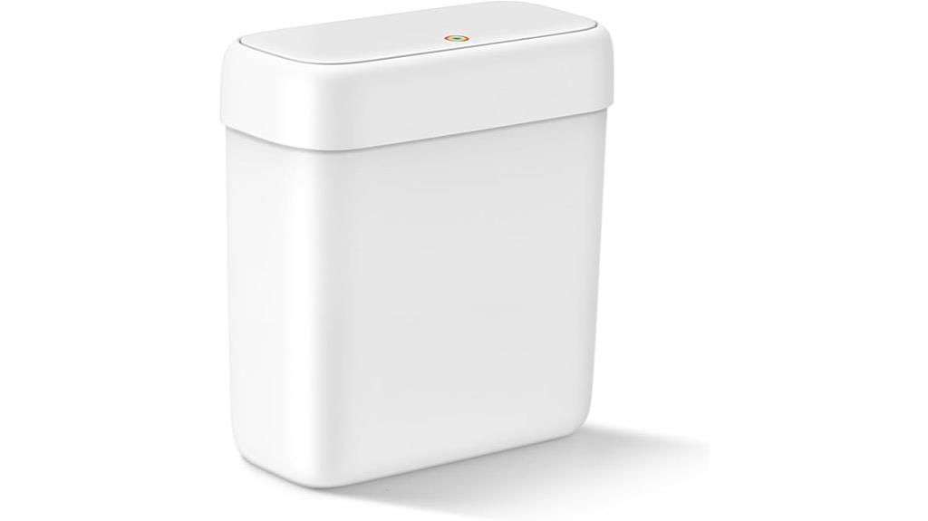 small bathroom trash can