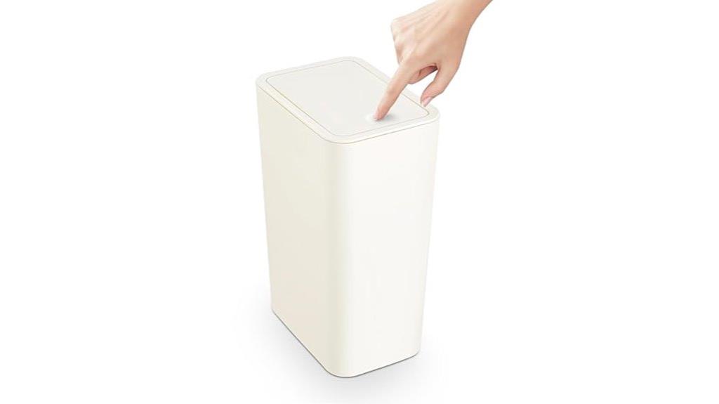 small bathroom trash can