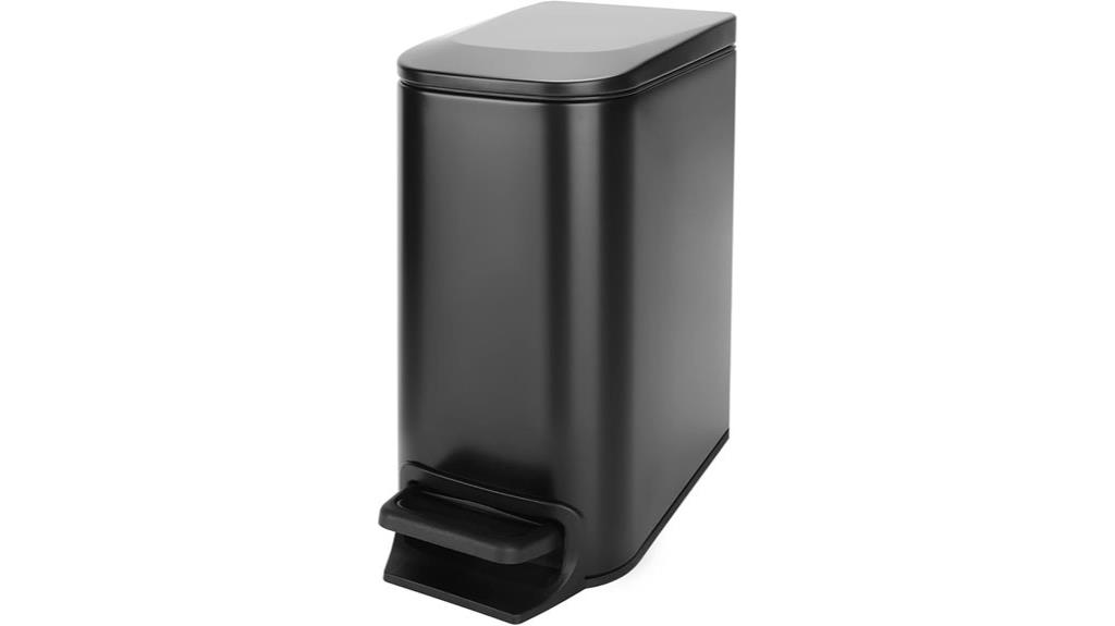small bathroom trash can