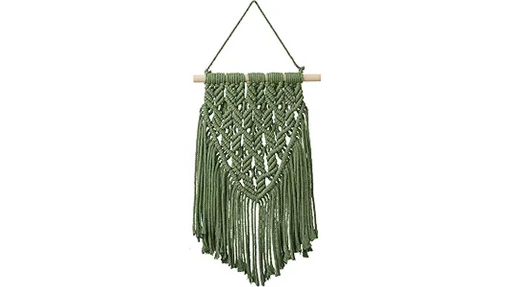 small macrame wall hanging