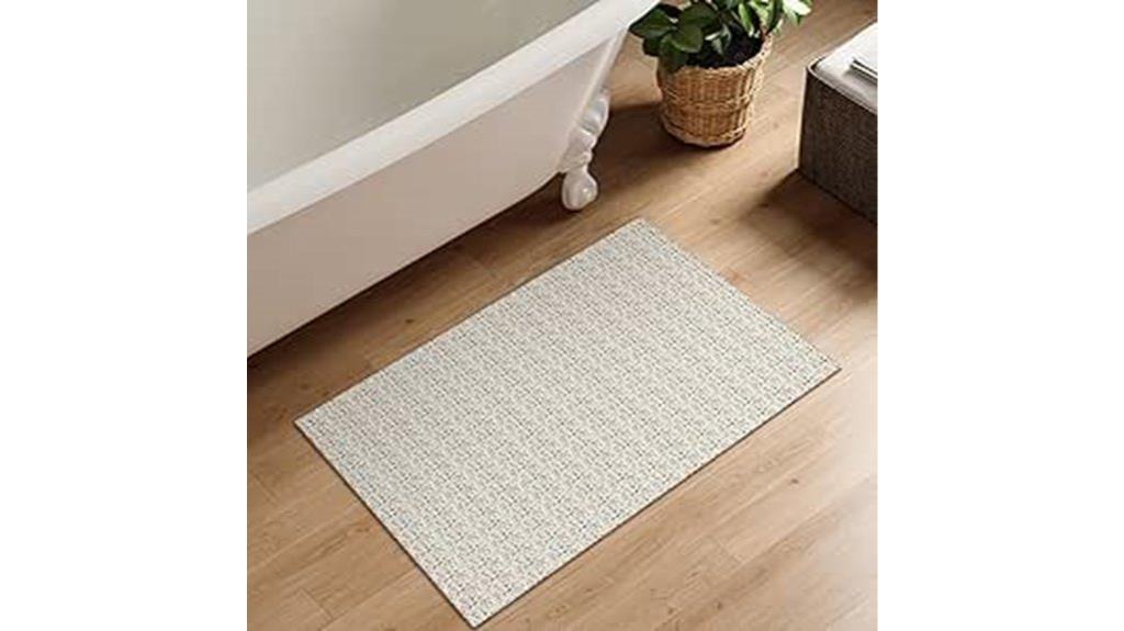 small washable bathroom rug