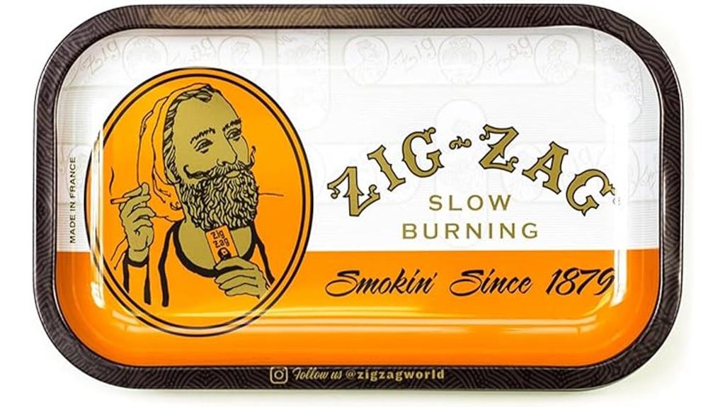 small zig zag metal tray