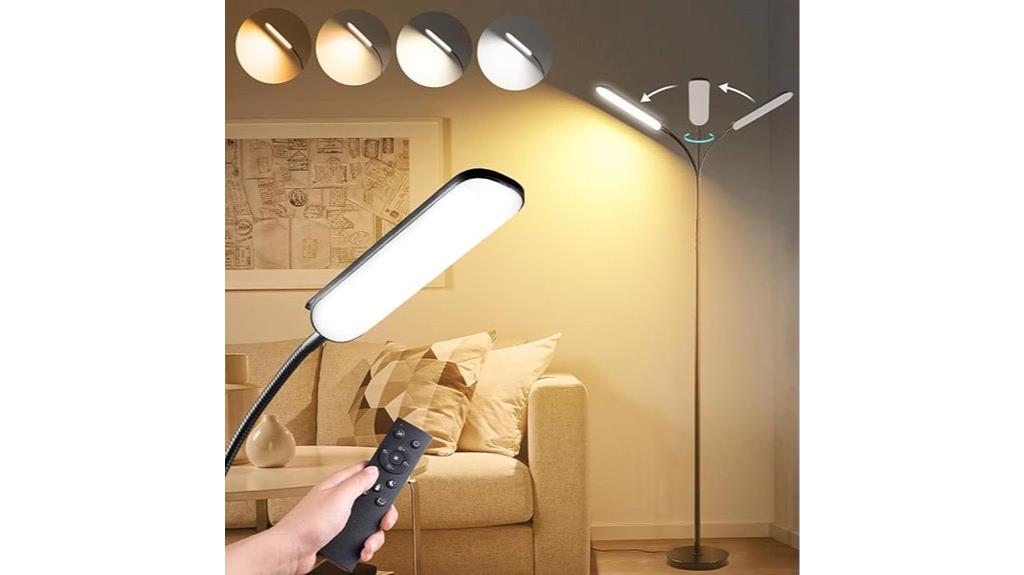 smart dimmable floor lamp
