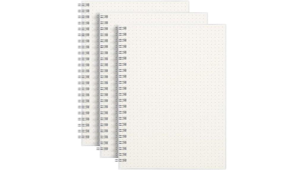 spiral dotted journal set