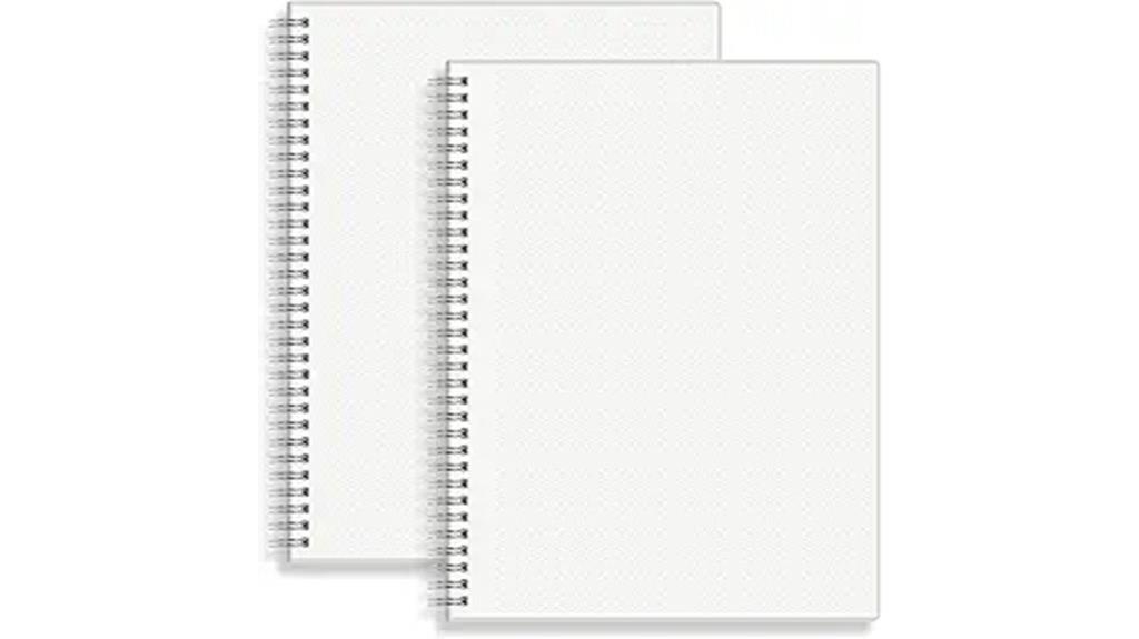 spiral notebook dot grid