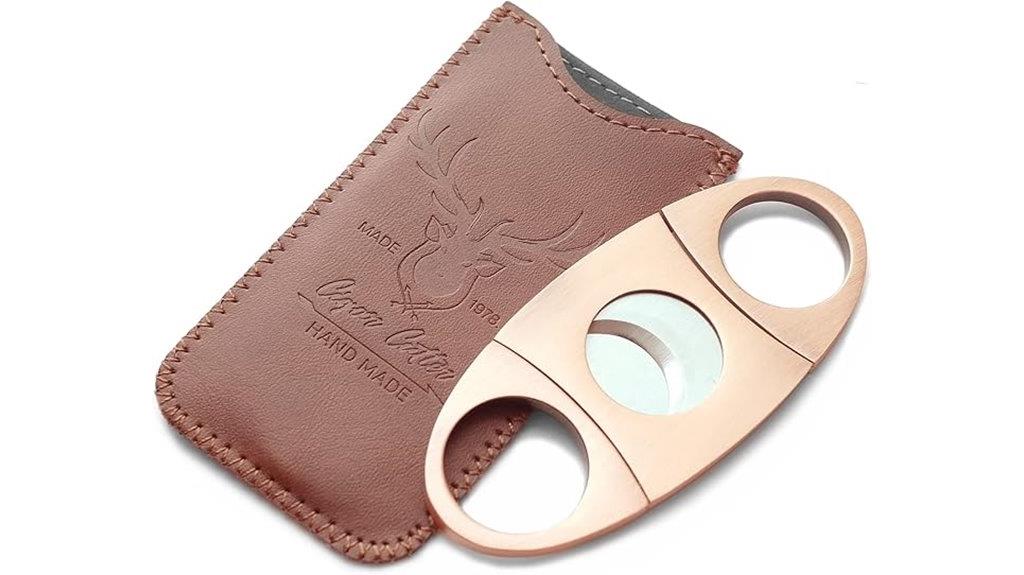 stainless steel cigar cutter