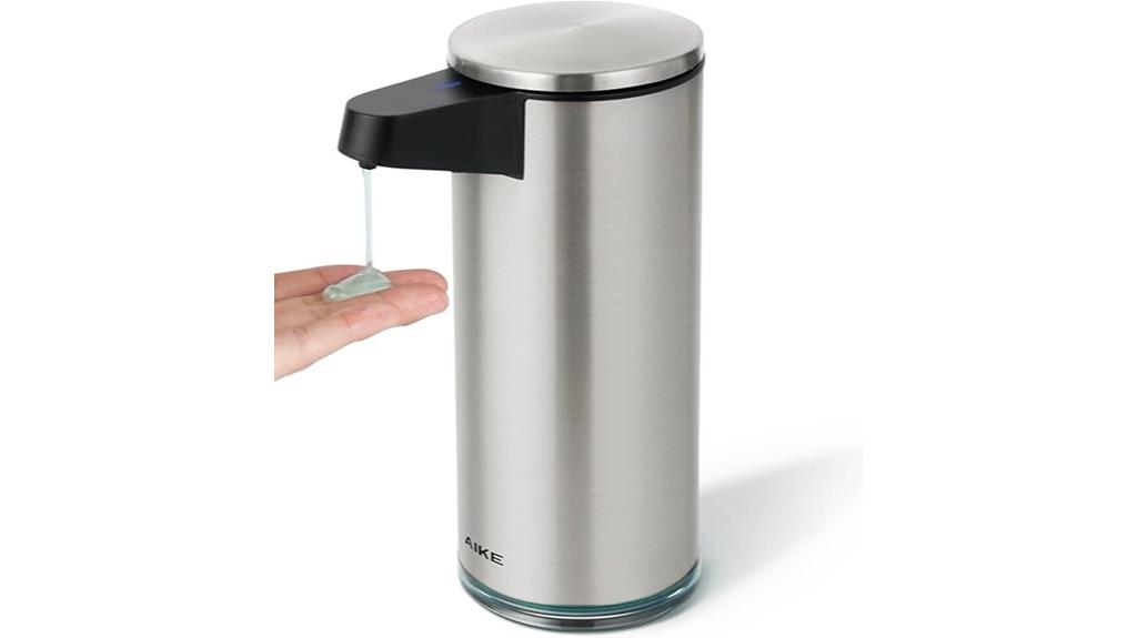 stainless steel soap dispenser