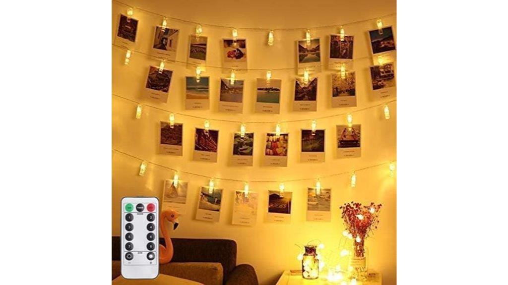 starry led light clips