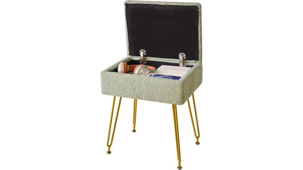 storage vanity stool