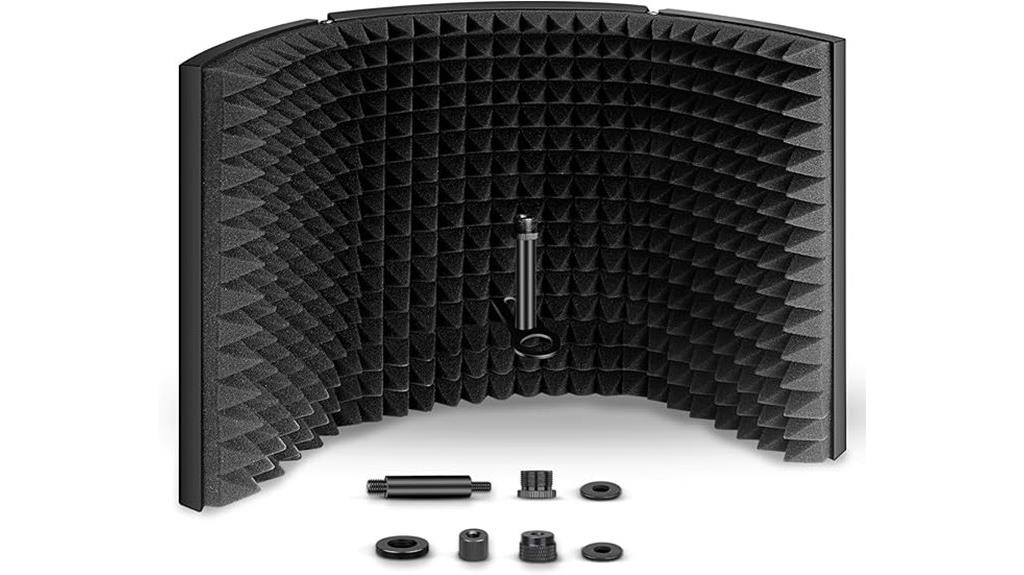 studio microphone isolation shield