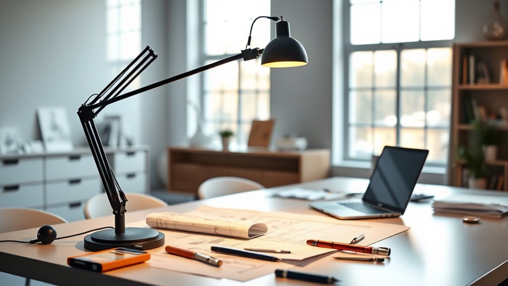 stylish architect desk lighting