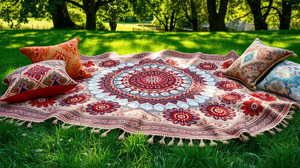 stylish comfortable picnic blankets