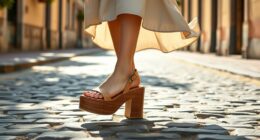 stylish comfortable platform sandals