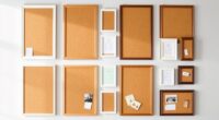 stylish framed cork boards