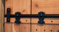 stylish functional barn door hardware
