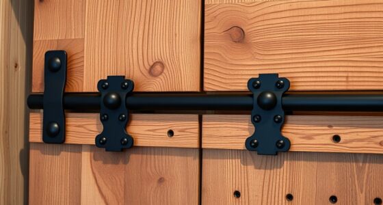 stylish functional barn door hardware