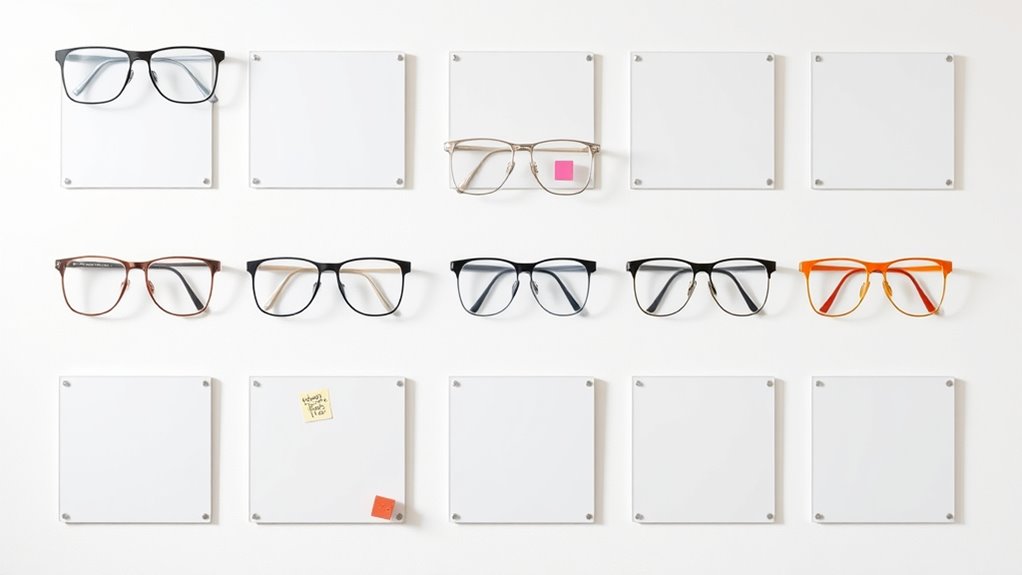 stylish magnetic glass whiteboards