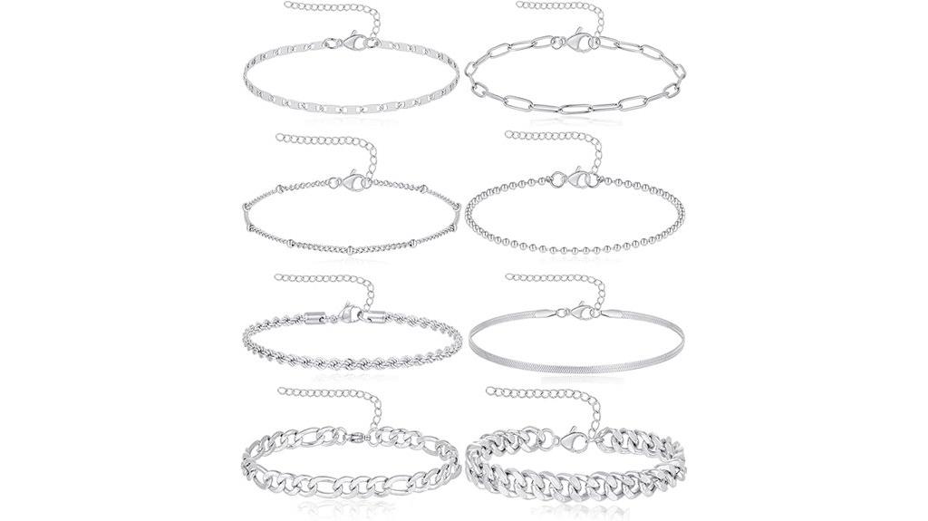 stylish stainless ankle jewelry