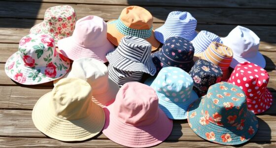 stylish sun protective cotton hats