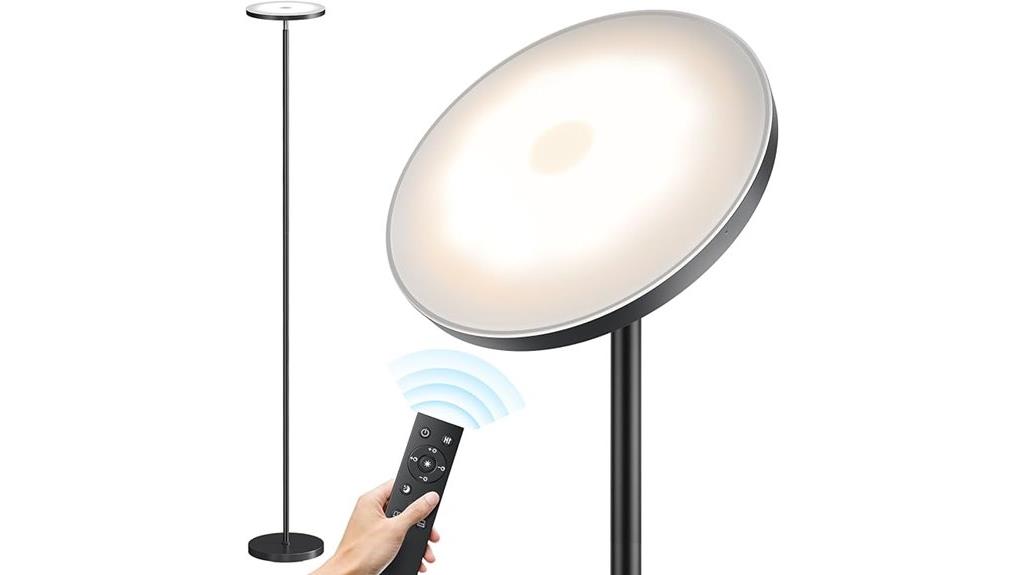 tall dimmable floor lamp