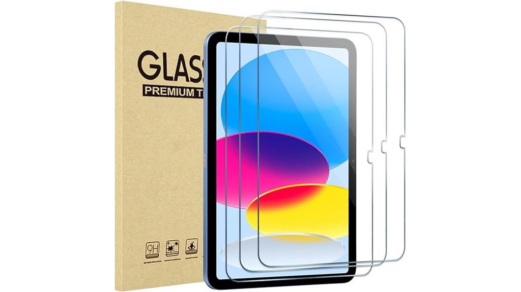 three pack ipad screen protectors