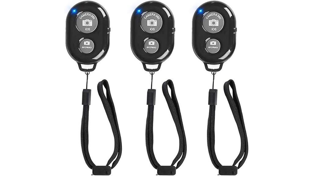 three pack wireless remote shutter