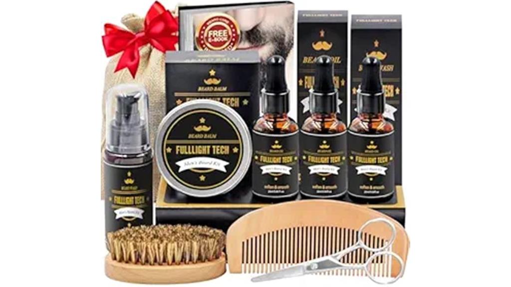 three piece beard care set