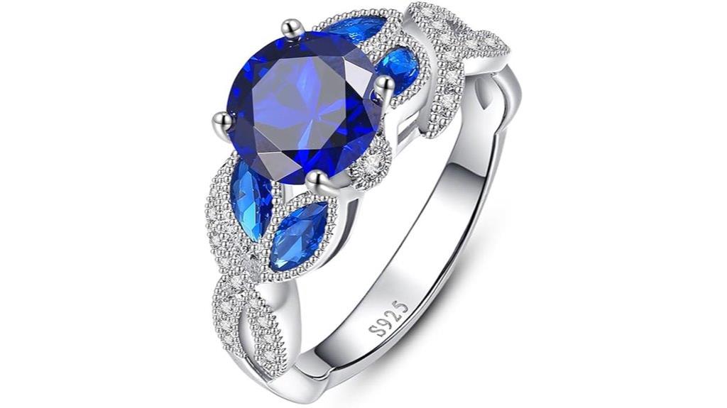 three six carat gemstone ring