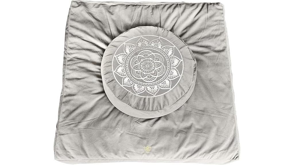 tibetan velvet meditation cushion