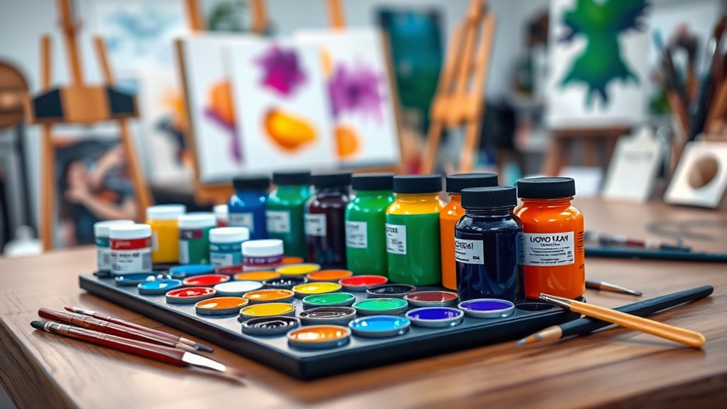 top acrylic paint sets