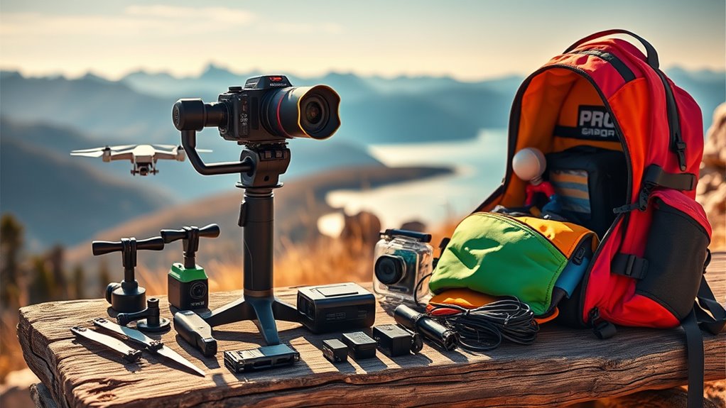 top action camera gear