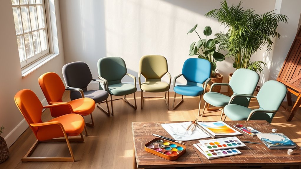 top artist kneeling chairs