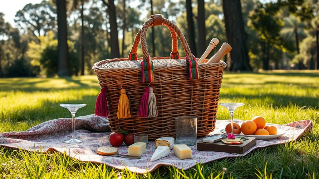 top boho picnic basket picks
