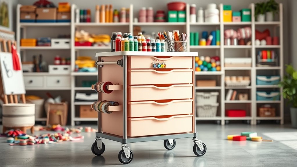 top craft cart organization