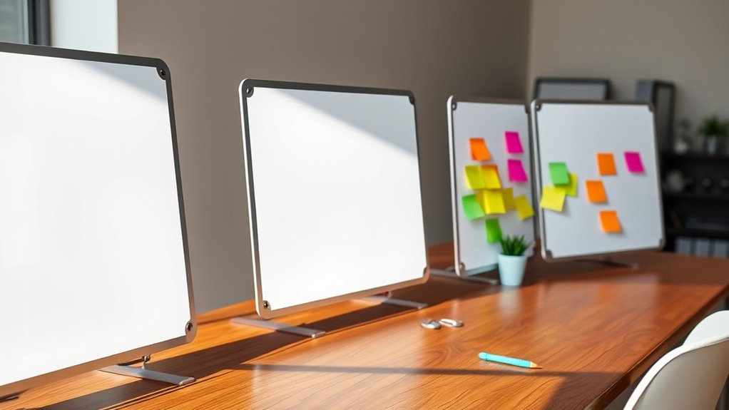 top desk whiteboard pad options