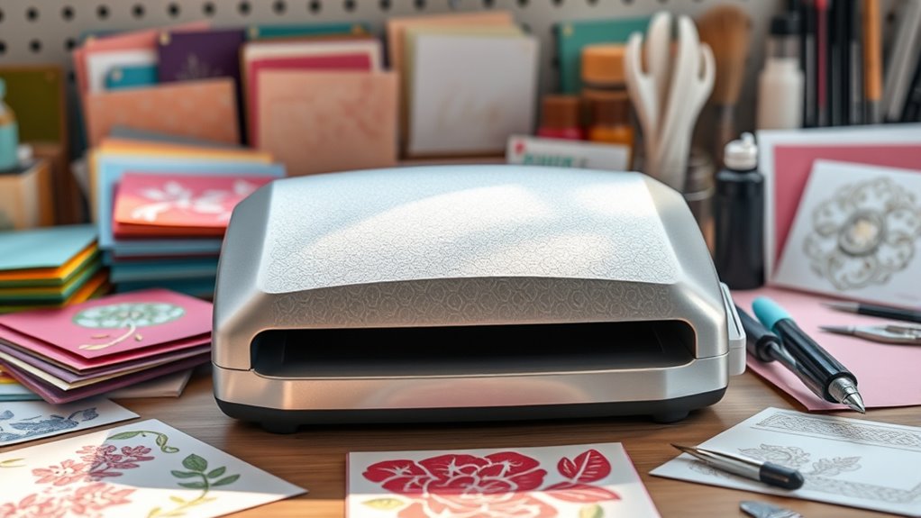 top embossing card machines