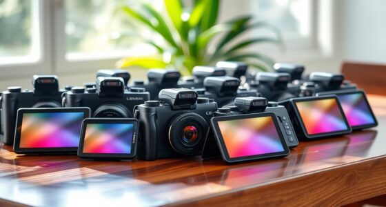 top flip screen vlogging cameras
