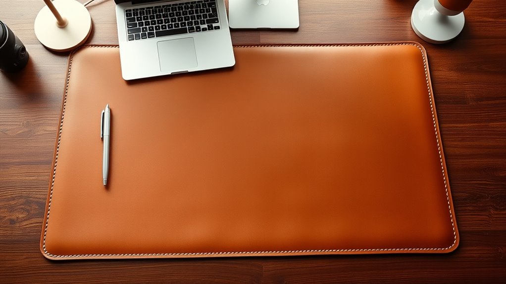 top leather desk mat