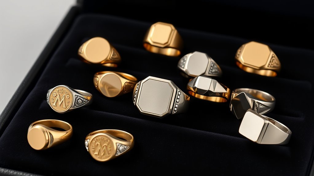 top men s signet rings