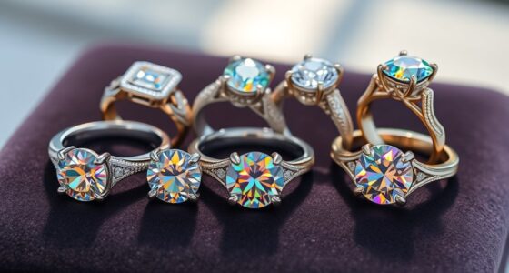 top moissanite ring selections