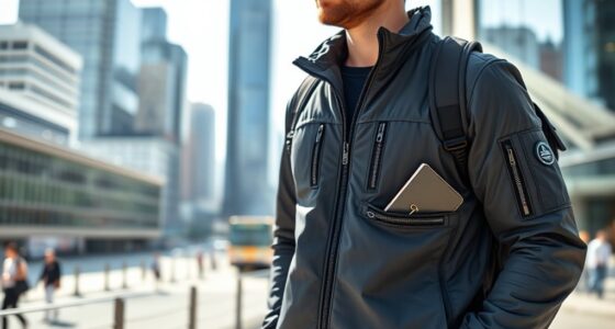 top multi pocket travel jackets