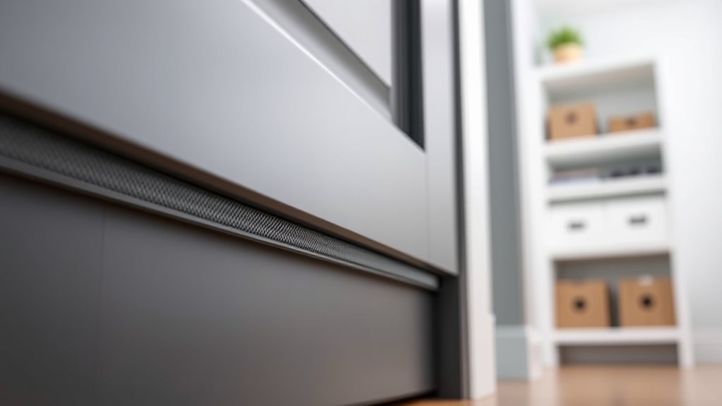 top noise blocking door seals