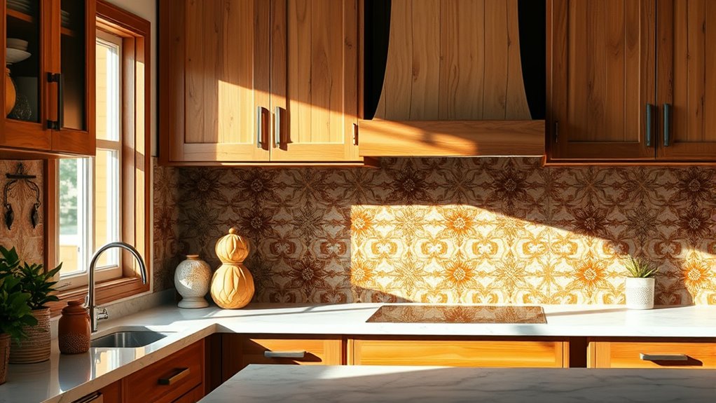 top peel and stick boho backsplash ideas