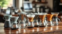 top pour over coffee drippers