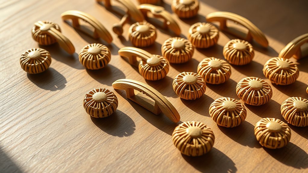 top rattan cabinet pulls