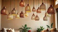 top rattan pendant lighting