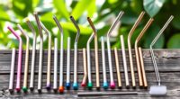top reusable metal straw sets