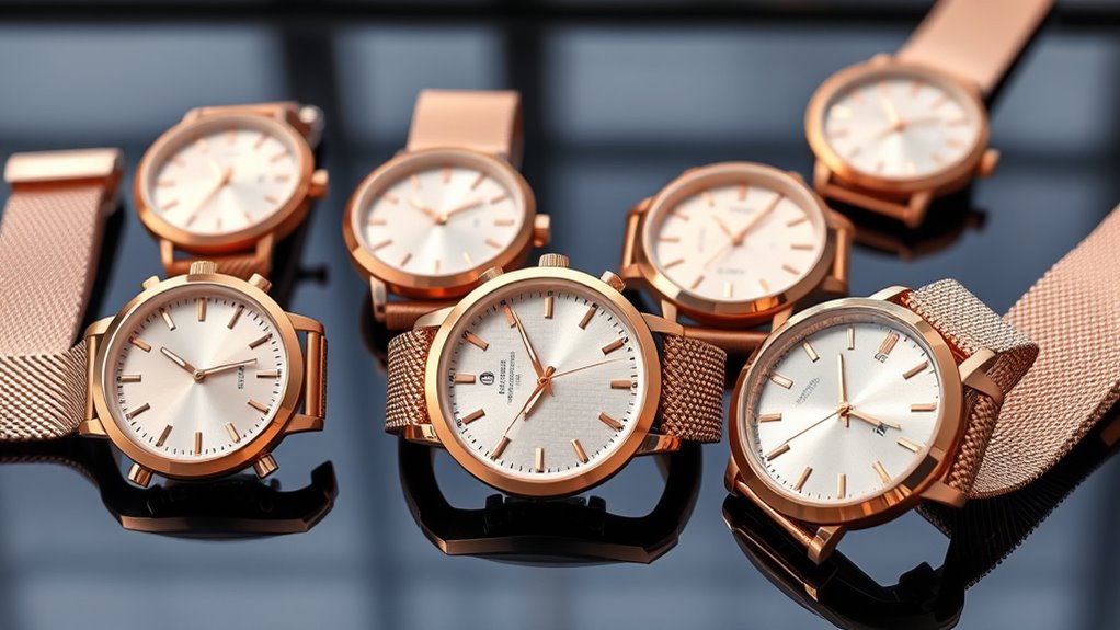 top rose gold women s watches