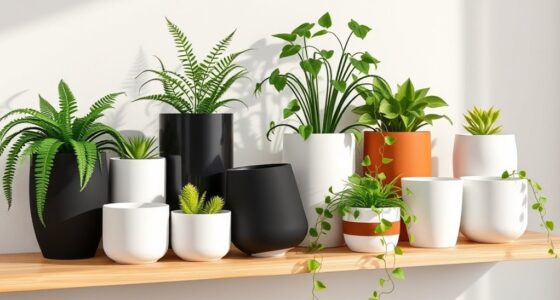 top self watering indoor planters